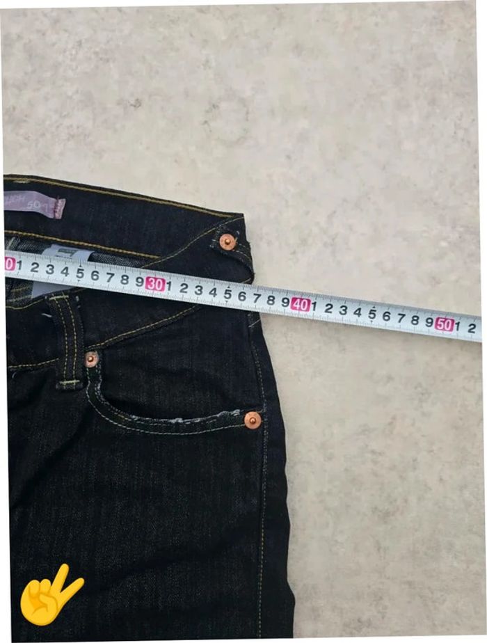 Short Levi's W26 FR36 Noir Homme men #SHO39b - photo numéro 4