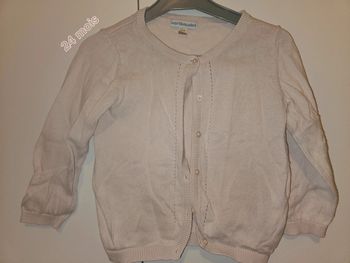 Gilet fin rose - Verbaudet - 24 mois (86 cm)