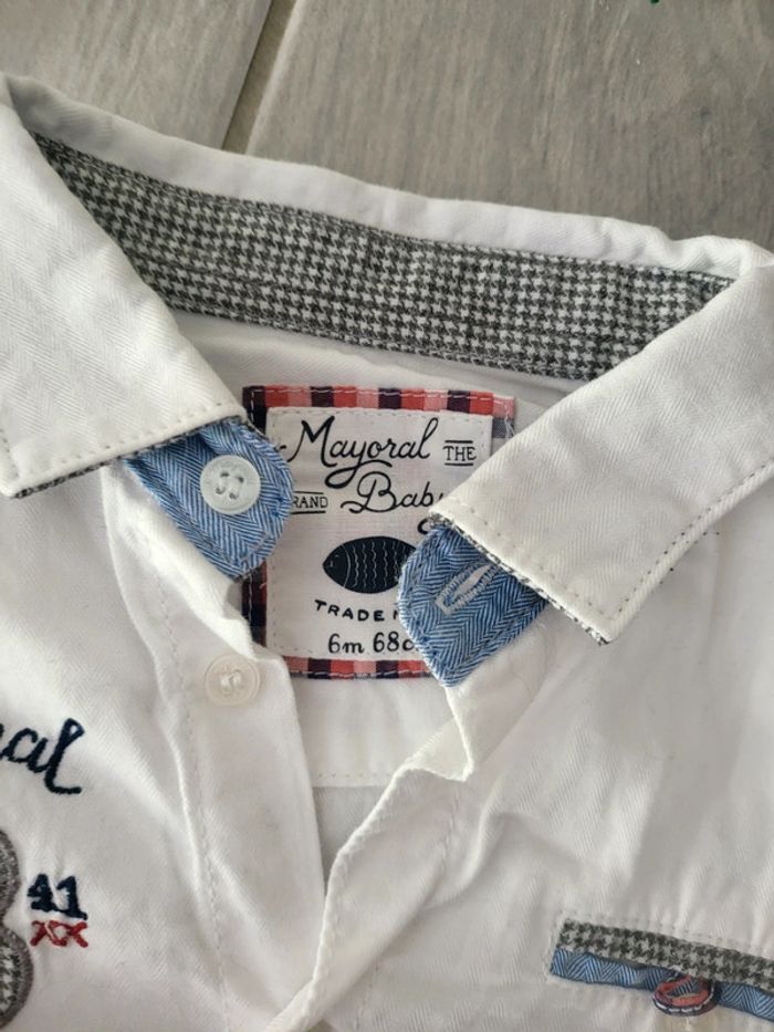 Ensemble chemise et jean mayoral 6mois - photo numéro 2