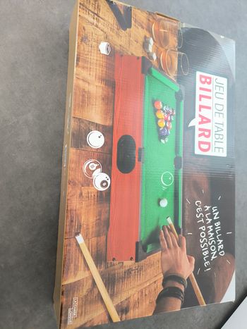 Jeu de table billard