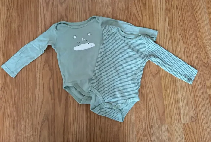 Lot de 2 bodys manches longues