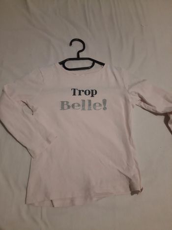 T shirt manches longues Trop Belle - TAO 5 ans