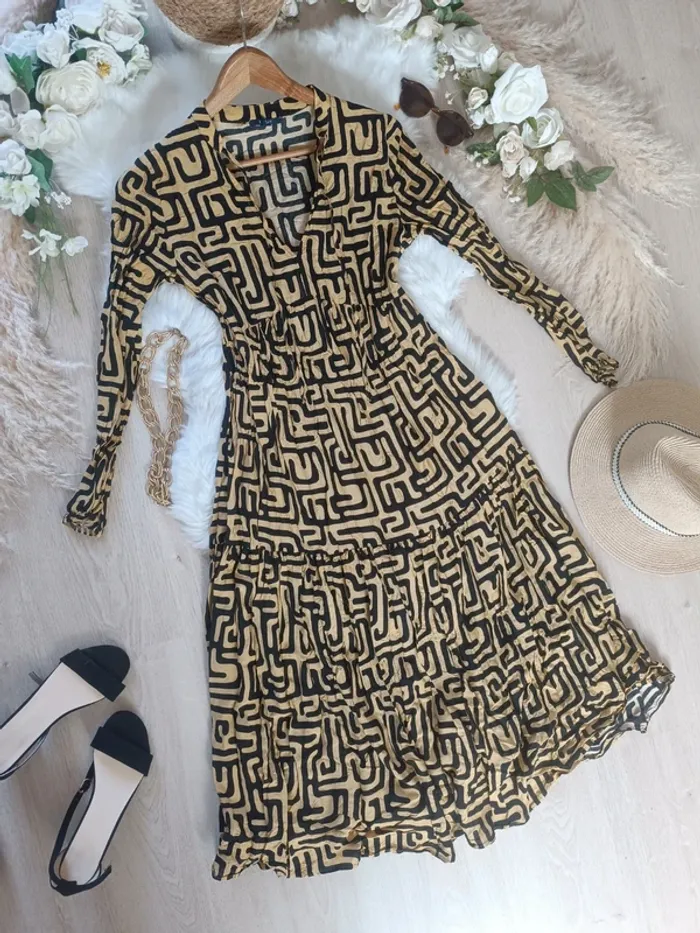 Jolie robe longue taille 36