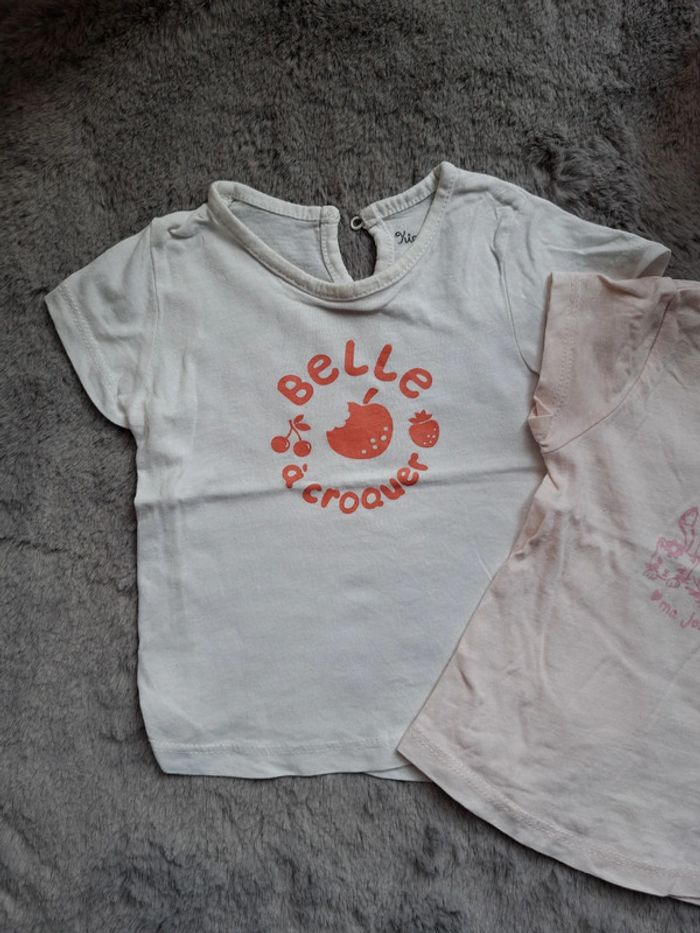 2 tee shirt 9 mois - photo numéro 2
