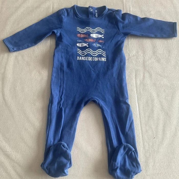 🌟 Pyjama bleu "Bande de Copains" Gémo 🌟