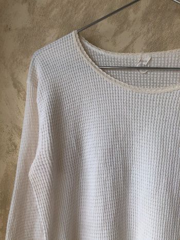 Sous pull blanc basic vintage USA L
