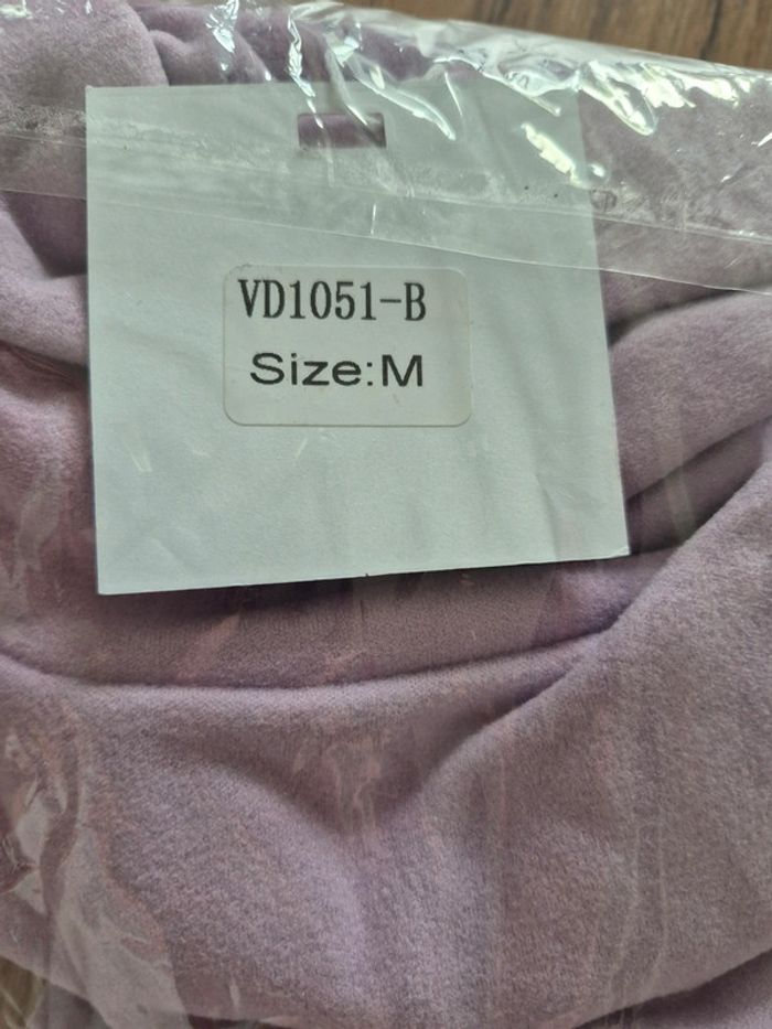 Robe Longue Femme Col Roulé Lila Taille M/38 - photo numéro 3