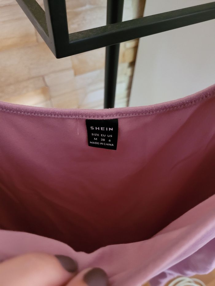 Robe grossesse sans manche rose - photo numéro 3