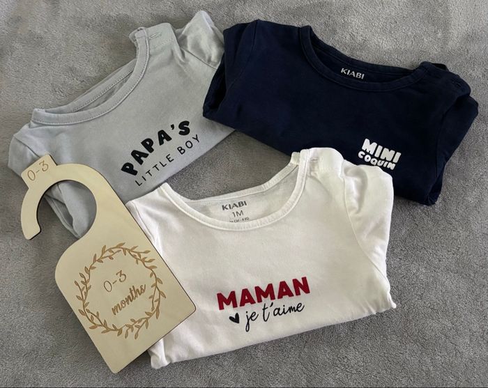 Lot T-shirt longue manche