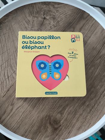 Livre bisous papillon bisous éléphant ? Neuf
