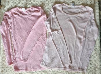 Lot de 2 maillot de corps longues manches