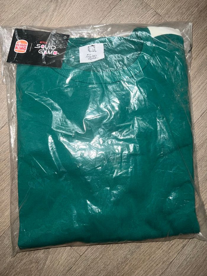 🧥 Sweat officiel Squid Game x Burger King – Édition Limitée
