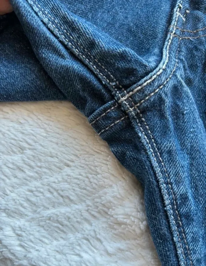 Jean Levi’s 569 loose Straight droit ample homme W33 L30 Made in Mexico bleu foncé L/44 Vintage Y2K - photo numéro 7