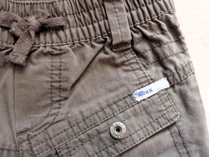 Pantalon bebe garçon Mexx cargo 12 Mois baggy kaki TBE - photo numéro 2