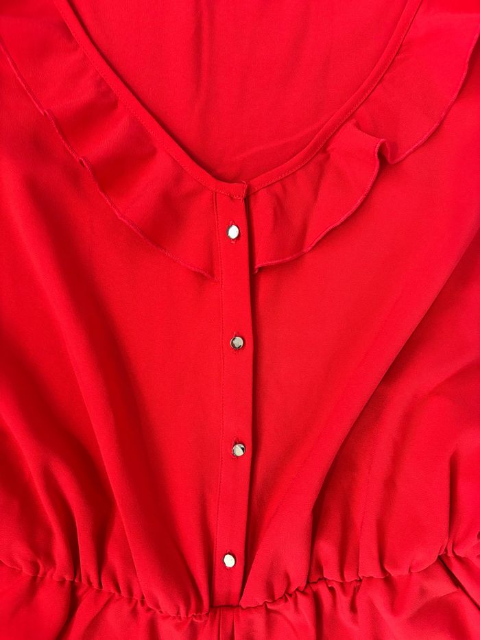 Neuve - Combinaison rouge Camaïeu 38 - photo numéro 3