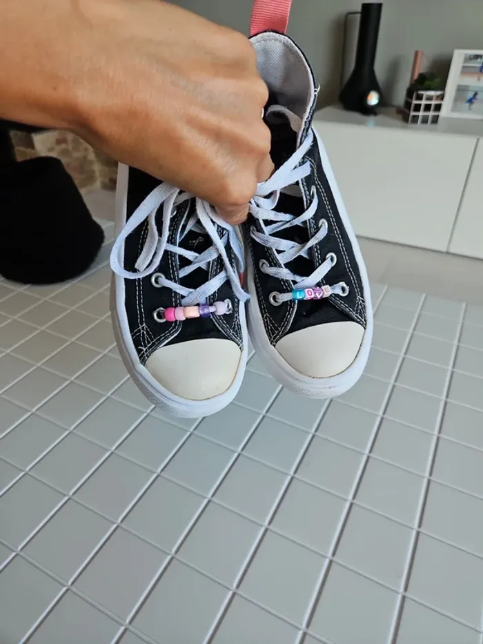 Converse noire à plateforme - photo numéro 5