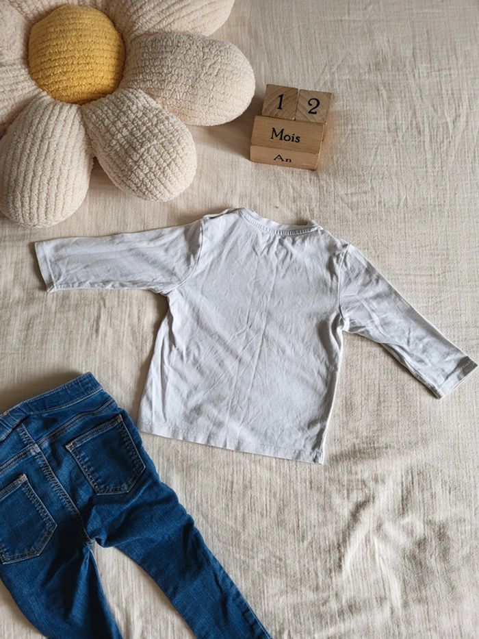 Idée ensemble bébé garçon 12mois automne hiver rentrée scolaire Septembre - photo numéro 8