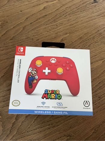 Manette switch SuperMario scellée