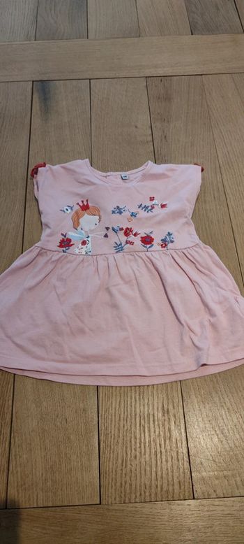 Robe rose 12 mois