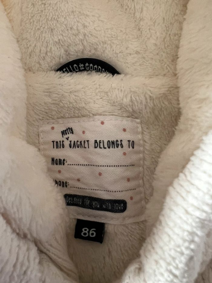 Gilet doublé et bien épais taille 86 C&A - photo numéro 2