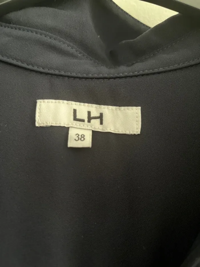 Robe d’été bleue marine foncé LH T38 très bon état - photo numéro 3