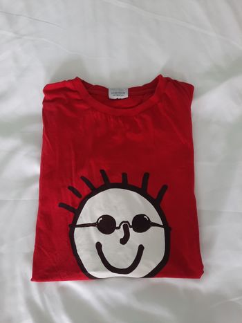 Tee-shirt homme Strichpunkt rouge - Taille M - Graphisme original