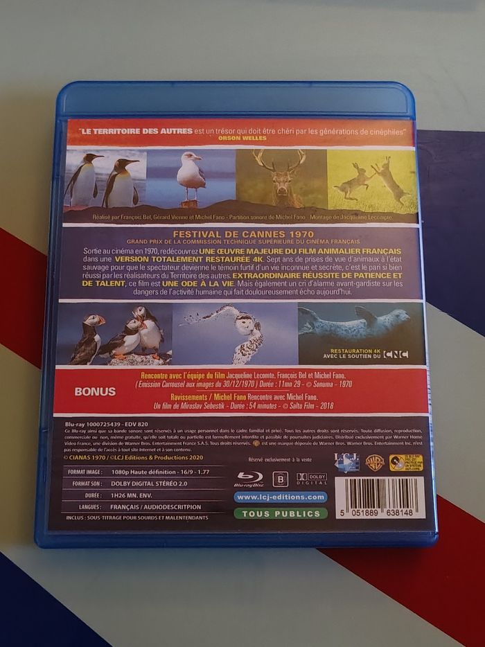 Blu Ray Le territoire des autres (François Bel, Gérard Vienne) - photo numéro 2