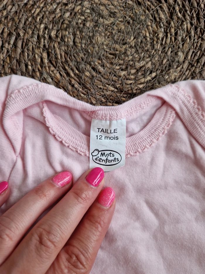 Joli tee-shirt manches courtes fille 12 mois - photo numéro 3