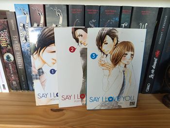 Lot manga 3 tomes Say I Love You