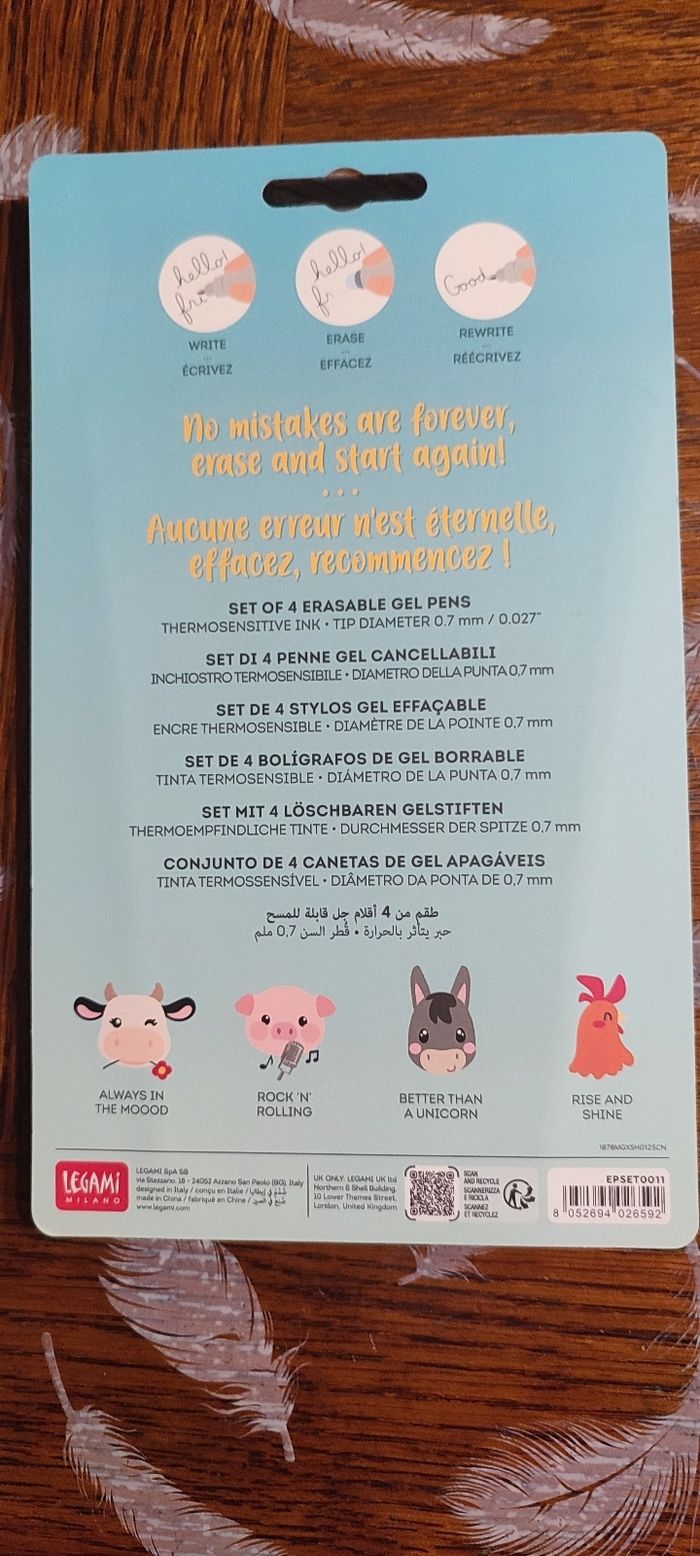 Stylos Legami La Ferme neufs - photo numéro 2