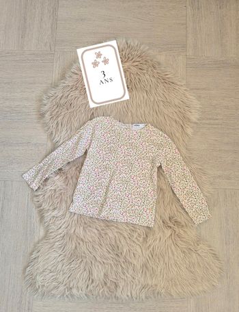 Tee-shirt fleuries * Gémo *