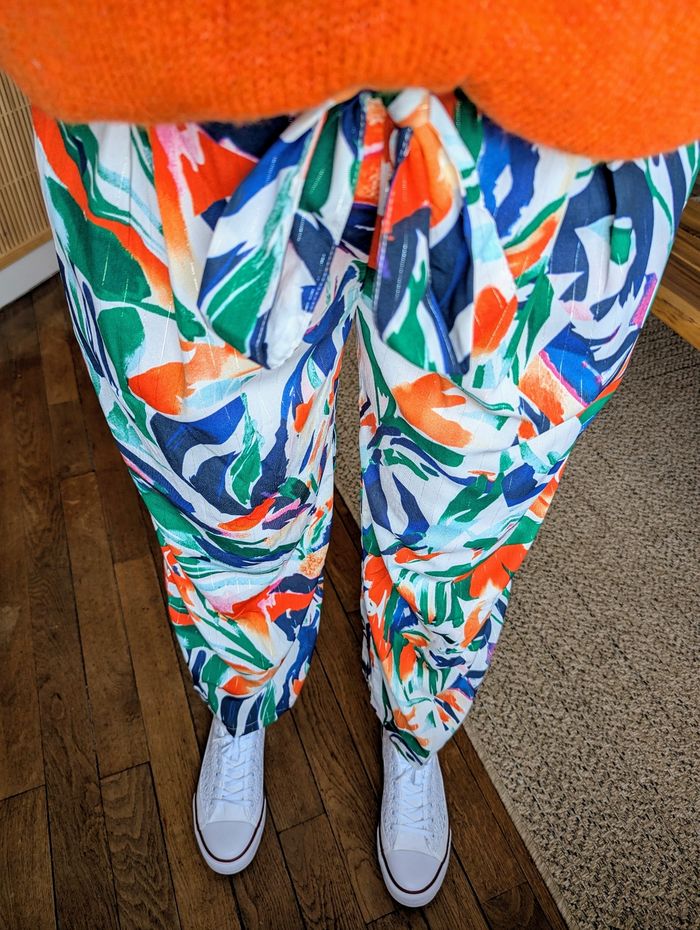 Pantalon fluide Acapulco multicolore Taille M/L - photo numéro 5