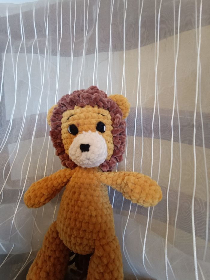 Lion amigurumi peluche - photo numéro 6