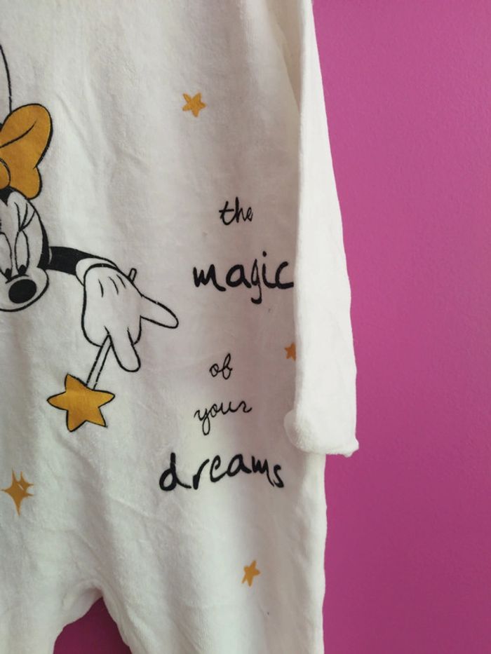 Pyjama velours fille Minnie Disney taille 24 mois b7 - photo numéro 3