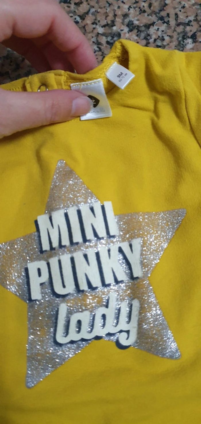 Vestido amarelo mostarda 9 meses - photo numéro 2