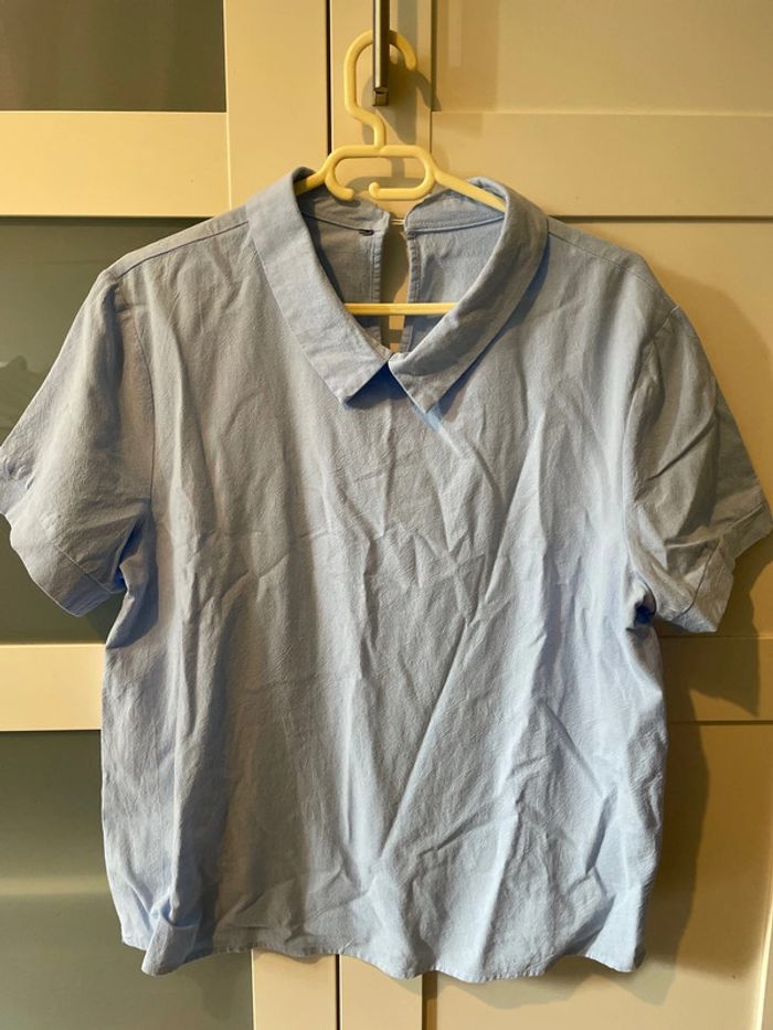 Blouse bleue