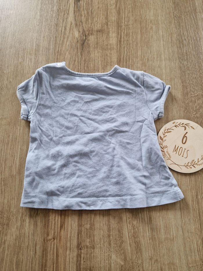 Adorable T-shirt Bébé Fille "I Love Mum & Dad" - 6 Mois - Kiabi - photo numéro 4