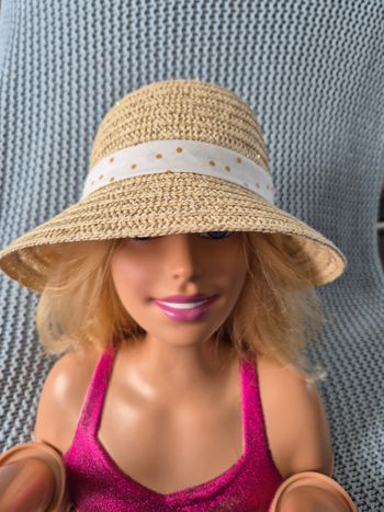Chapeau de paille cérémonie 