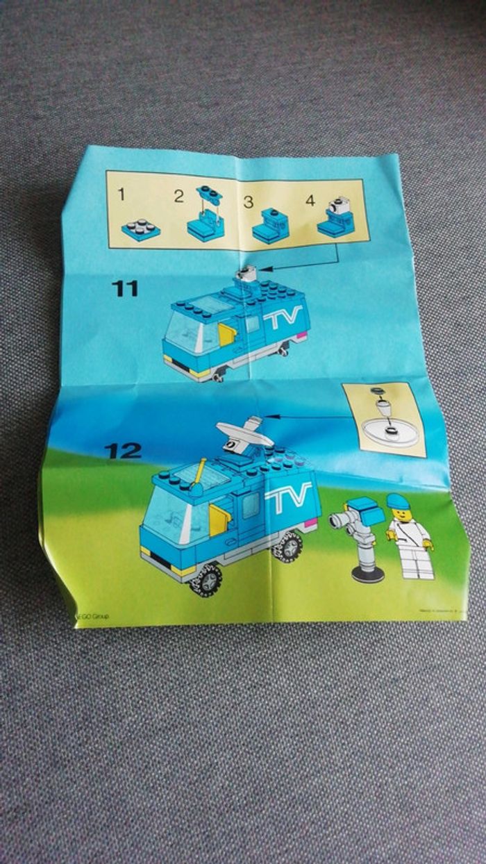 Lego vintage 6661 mobile TV studio - photo numéro 7