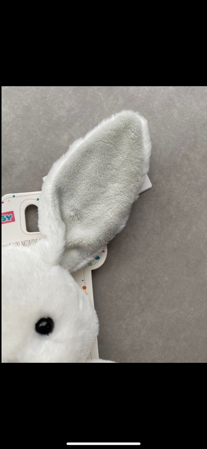 Doudou Peluche Lapin Gipsy Neuf - photo numéro 6