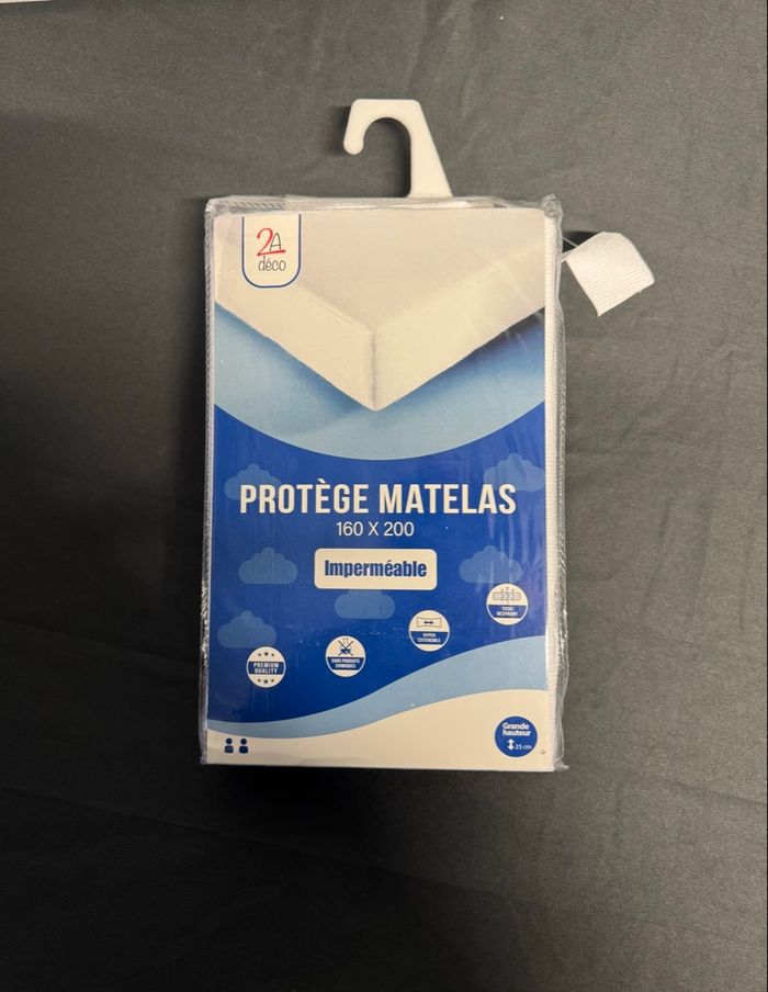 Protège Matelas 160×200 Imperméable NEUF - photo numéro 1