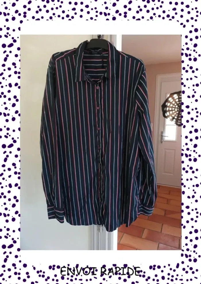 Chemise rayée femme