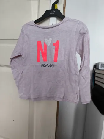 T-shirt à manches longues tape à l'oeil 4 ans