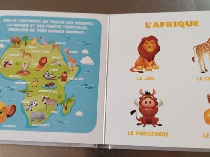 Livre enfant Disney baby mes premiers imagiers les animaux du monde - photo numéro 5