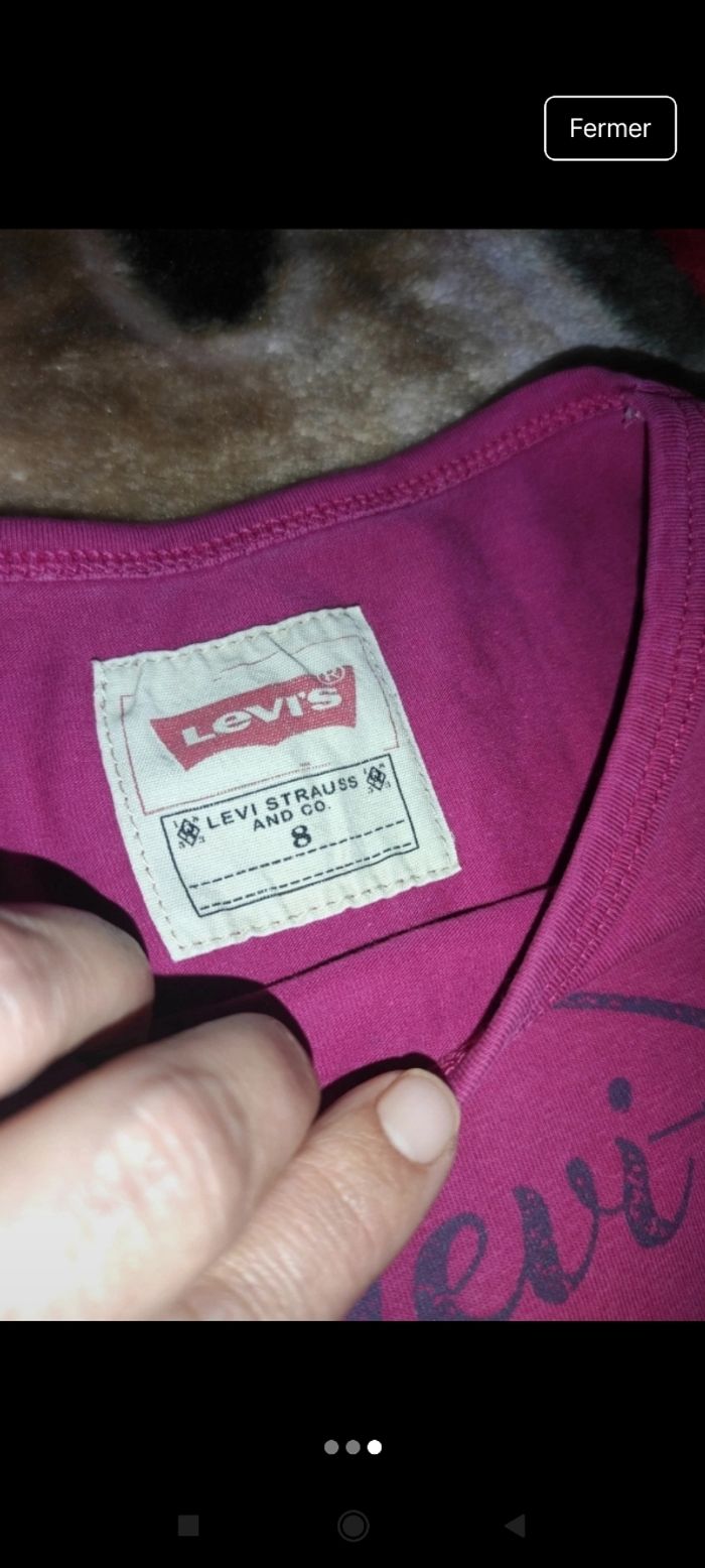 Très jolie haut fille Levi's e3 - photo numéro 3