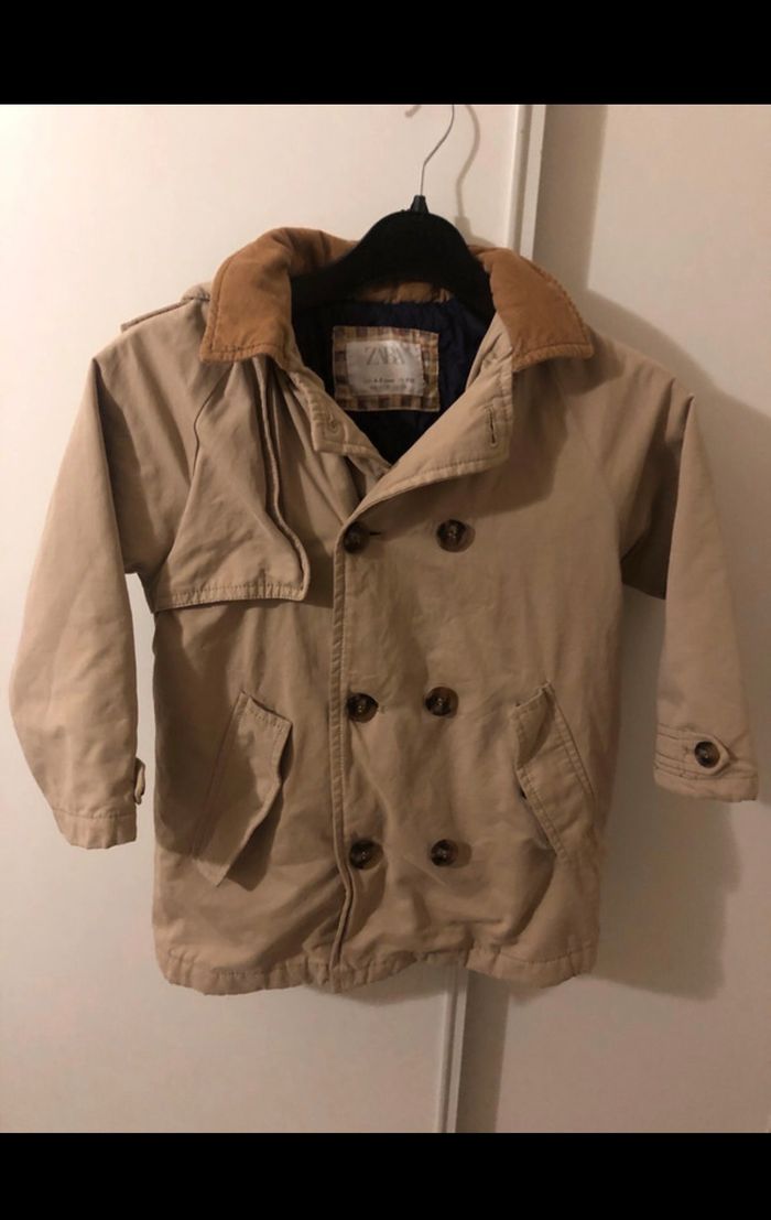 Manteau léger à capuche 4 ans