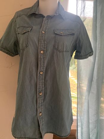 Chemise Kaporal jean taille 38 manches courtes