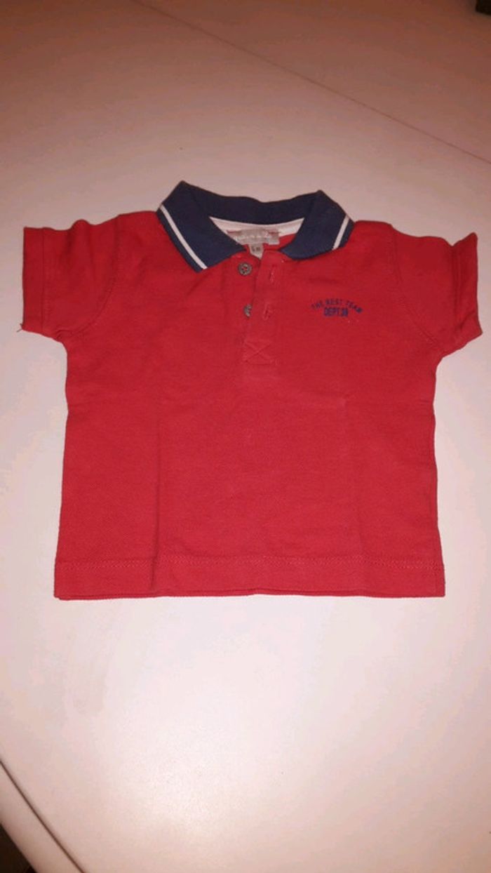 Polo manches courtes 6 mois