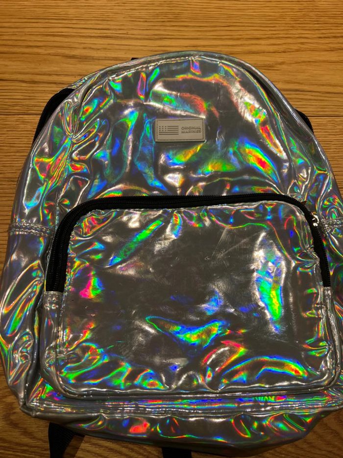 Sac double pour le retour - argent - marines d'origine - photo numéro 2