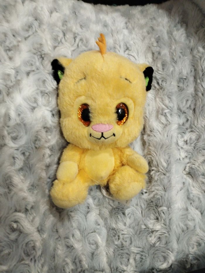 Peluche Simba Roi Lion 🦁 aux yeux brillants